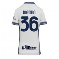 Fotballdrakt Dame Inter Milan Matteo Darmian #36 Bortedrakt 2024-25 Kortermet